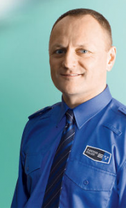 Polizeikommandant Stephan Reinhardt mußte die Bundesrätin bewachen (Foto: Kapo Aargau): Mischte sich Widmer-Schlumpf in die kantonale Polizeihoheit ein?