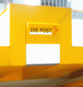 Eingang die Post Neumarkt SG 55 ChMGSG