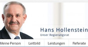 Kommunikationsgau: Obwohl er schon im Frühjahr abgewählt wurde, ist er laut seiner eigenen Webpräsenz immer noch Regierungsrat (Bildschirmfoto vom heutigen Tage)