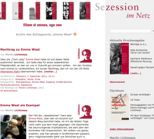 Rassismus: Einmal so, einmal so (Bildschirmfotoausriß: Sezession.de)