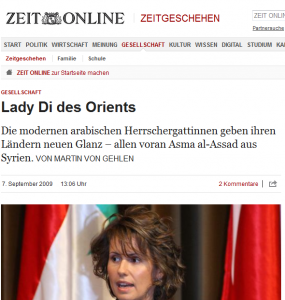 Hochgelobt über Jahre, auf einmal eine Schwerstkriminelle. Unabhängig davon, was stimmt: Das ist doppelzüngig. (Bildschirmfotoausriß: Die Zeit "onlein")