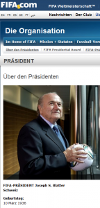 Sepp Blatter äußerte sich gegenüber der Schweiz am Sonntag zum EU-Beitritt der Schweiz und seiner Sinnlosigkeit (Bildschirmfotoausriß: FiFa)