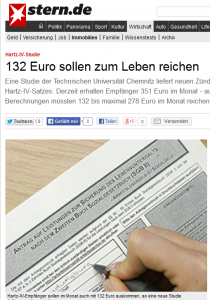 Maßlos ausgebauchte Sozialsysteme sorgten in Deutschland am Schluß dafür, daß für wirklich Bedürftige nichts mehr da ist. Die Schweiz baut diese leider auch aus, ist aber maßvoller darin. Mäßigung - eine typisch schweizerische Forderung - scheint wie Eigenverantwortung offenbar auch gut für die Gesundheit. (Bildschirmfotoausriß: Stern)