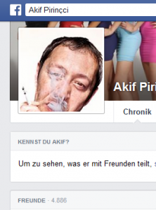 Akif Pirincci zur "Kulturförderung" und Staatskünstlern, die sich von der Politik mit Steuergeldern aushalten lassen (Bildschirmfotoausriß: Facebook)