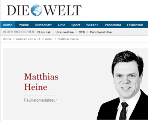 Künftig kann man bei Facebook zwischen 60 angeblich existierenden Geschlechtern wählen. Das begeistert Matthias Heine offenbar sehr; er ist Redaktor bei der Zeitung "Die Welt" (Bildschirmfotoausriß: Welt.de)